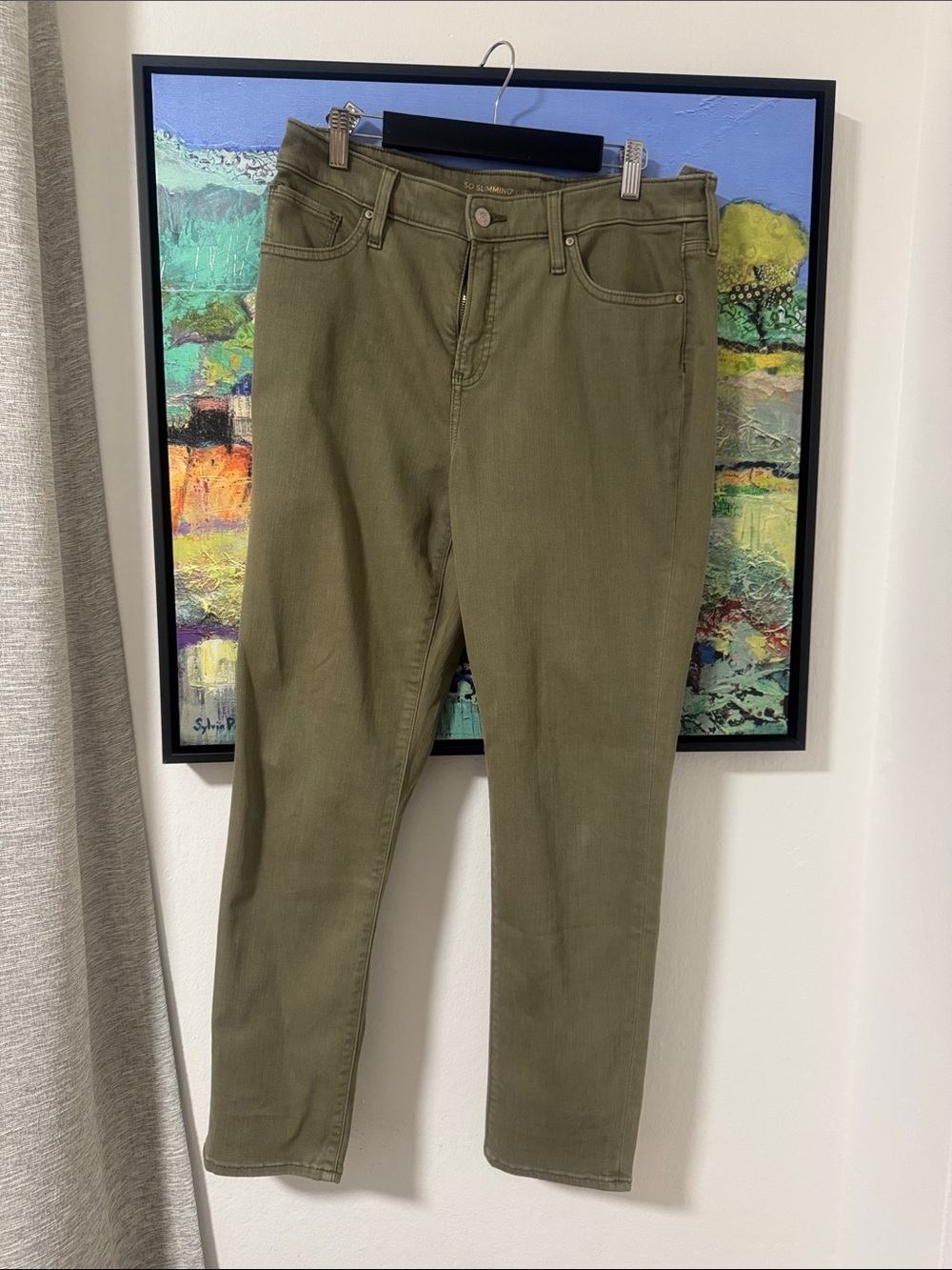 Chico’s Olive Green Slim Pants